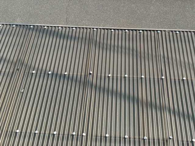 波板固定部の点検状況